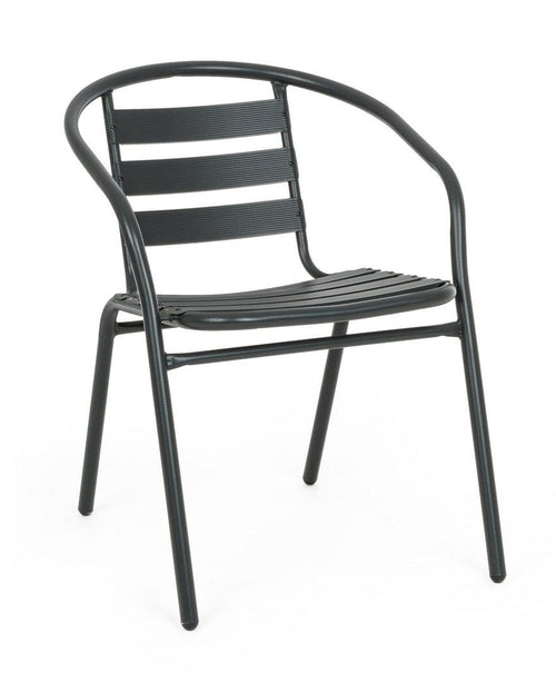 Bizzotto Sedia da giardino Maraya Nero