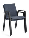 Bizzotto Sedia da giardino Odeon Blu