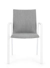 Bizzotto Sedia da giardino Odeon JX11 W-Arm Grigio