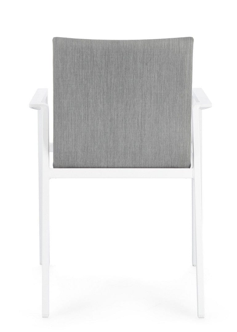 Bizzotto Sedia da giardino Odeon JX11 W-Arm Grigio