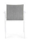 Bizzotto Sedia da giardino Odeon JX11 W-Arm Grigio