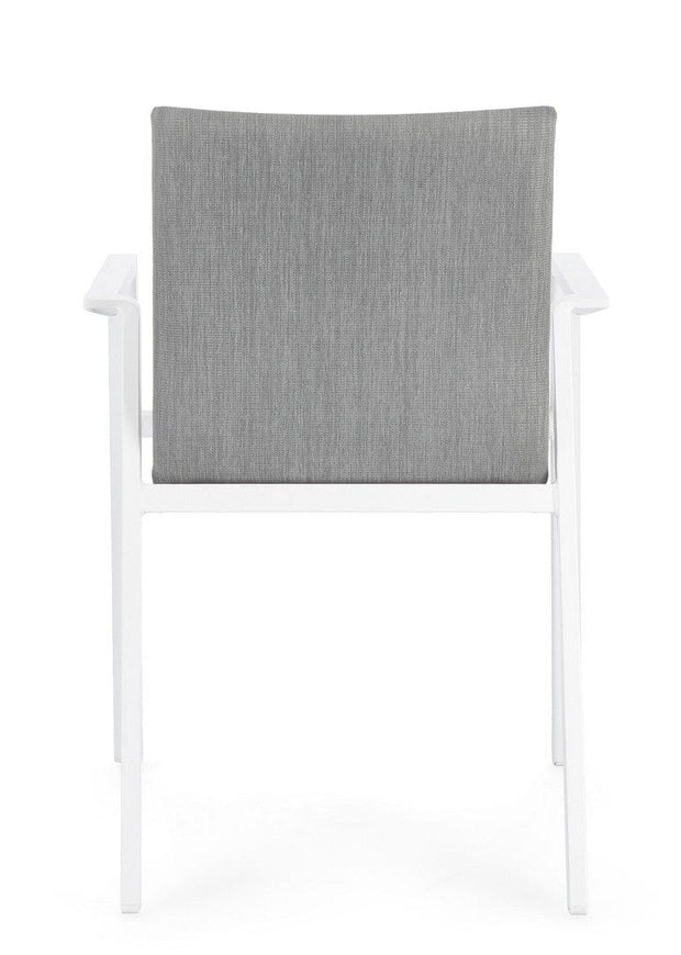Bizzotto Sedia da giardino Odeon JX11 W-Arm Grigio