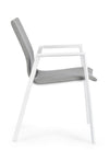 Bizzotto Sedia da giardino Odeon JX11 W-Arm Grigio