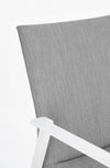 Bizzotto Sedia da giardino Odeon JX11 W-Arm Grigio