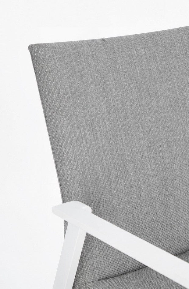 Bizzotto Sedia da giardino Odeon JX11 W-Arm Grigio