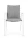 Bizzotto Sedia da giardino Odeon JX11 W-Arm Grigio