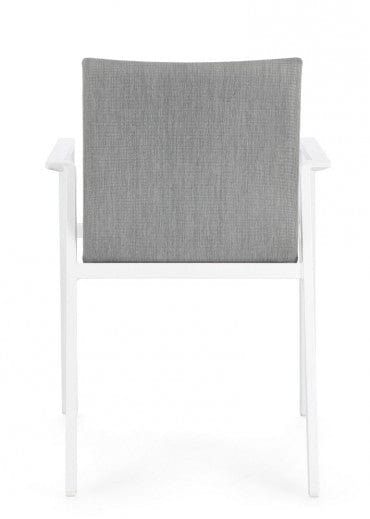 Bizzotto Sedia da giardino Odeon JX11 W-Arm Grigio