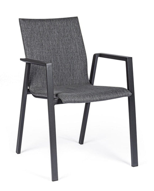 Bizzotto Sedia da giardino Odeon JX55 Grigio