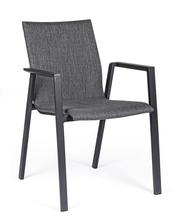 Bizzotto Sedia da giardino Odeon JX55 Grigio