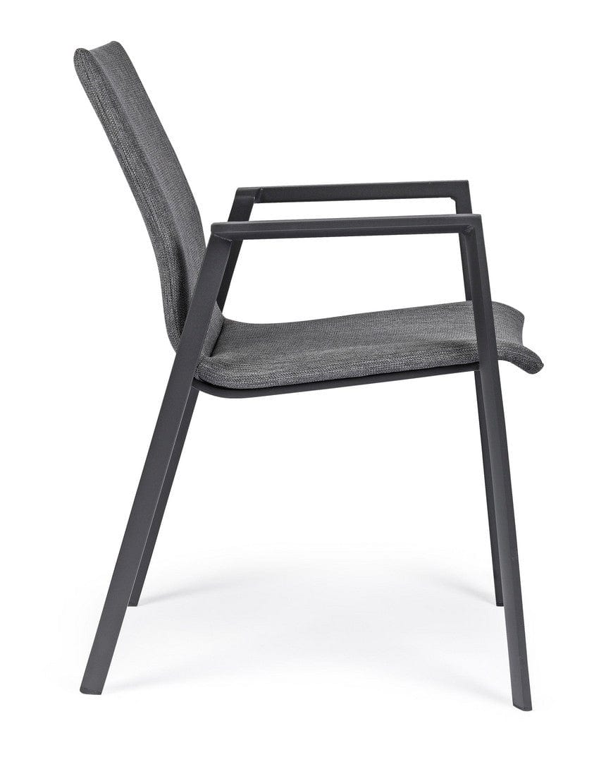 Bizzotto Sedia da giardino Odeon JX55 Grigio
