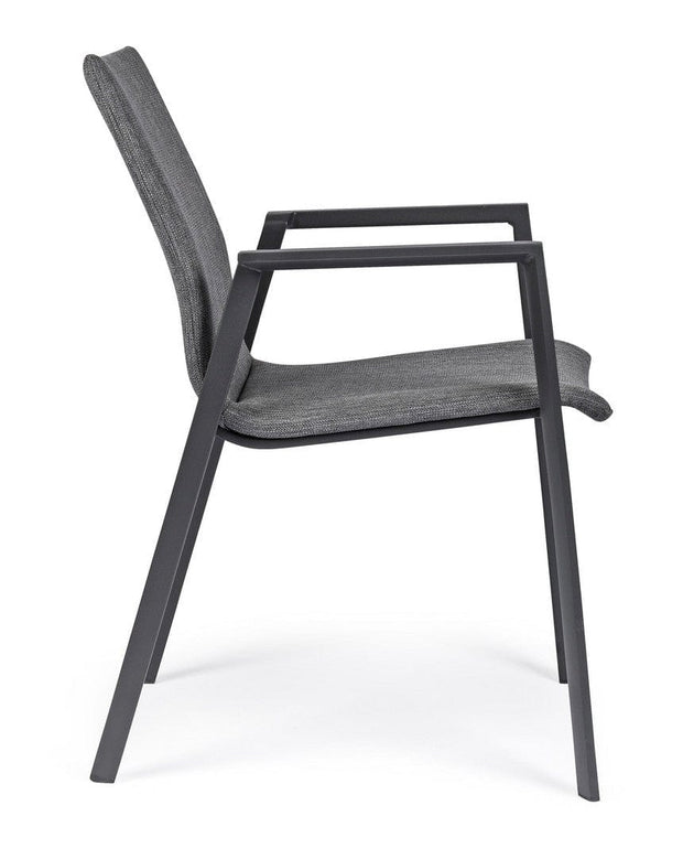 Bizzotto Sedia da giardino Odeon JX55 Grigio