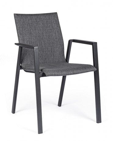 Bizzotto Sedia da giardino Odeon JX55 Grigio