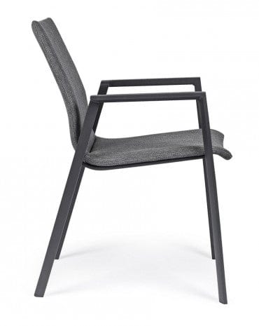 Bizzotto Sedia da giardino Odeon JX55 Grigio