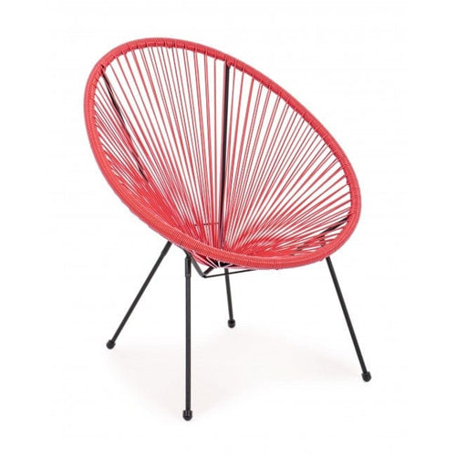 Sedia Da Giardino Parker Rosso