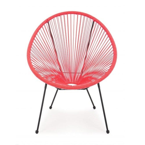 Sedia Da Giardino Parker Rosso (1)