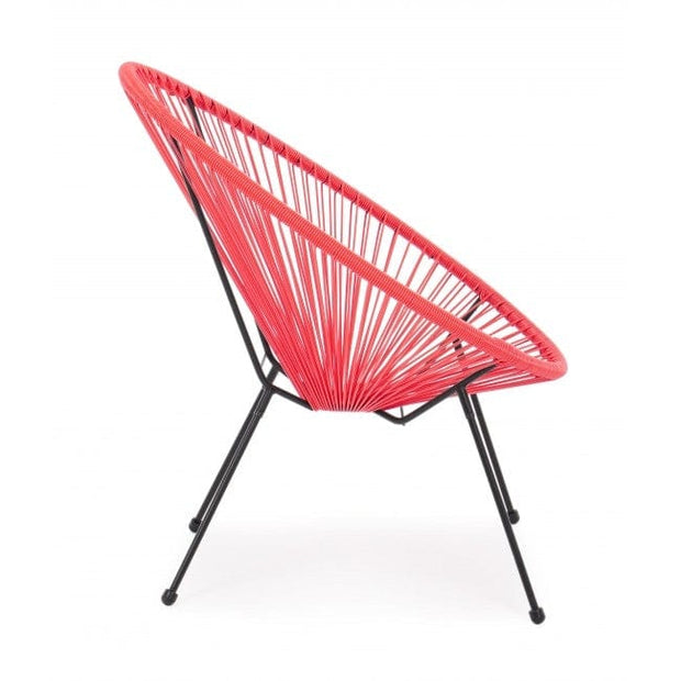 Sedia Da Giardino Parker Rosso (2)