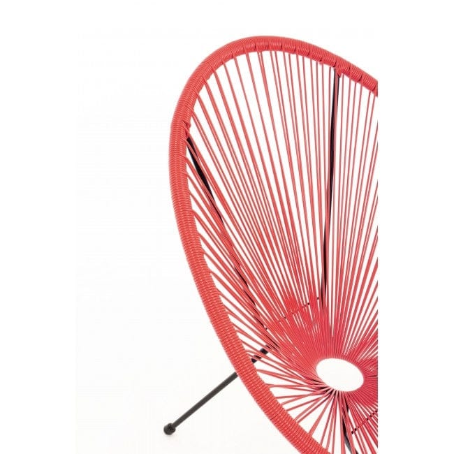 Sedia Da Giardino Parker Rosso (3)