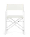 Bizzotto Sedia da giardino pieghevole Konnor CX23 Bianco