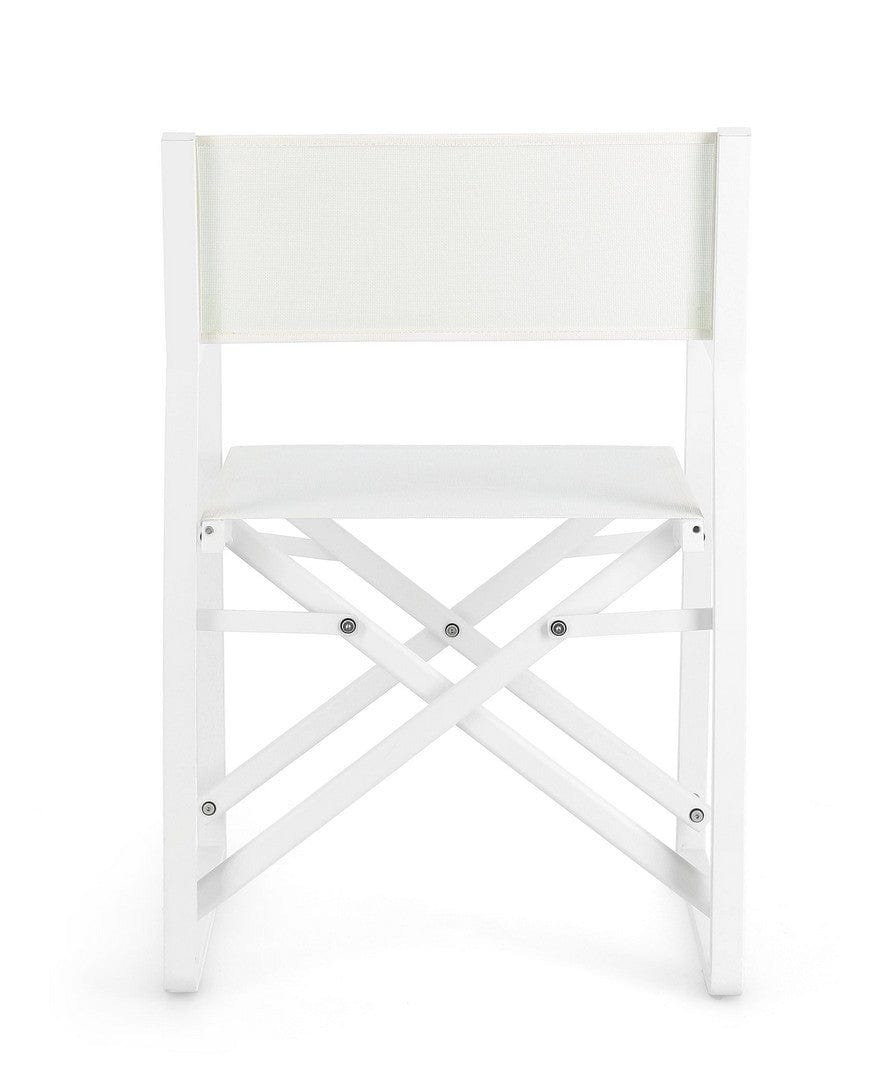 Bizzotto Sedia da giardino pieghevole Konnor CX23 Bianco