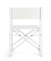 Bizzotto Sedia da giardino pieghevole Konnor CX23 Bianco
