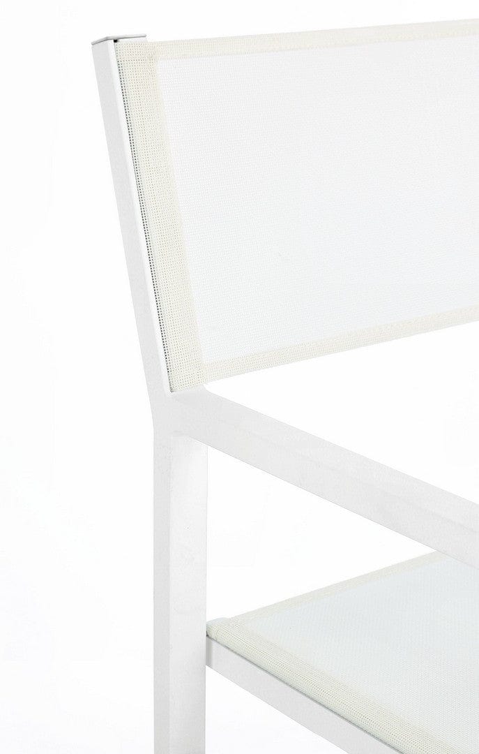 Bizzotto Sedia da giardino pieghevole Konnor CX23 Bianco