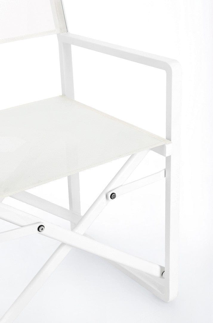 Bizzotto Sedia da giardino pieghevole Konnor CX23 Bianco