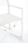 Bizzotto Sedia da giardino pieghevole Konnor CX23 Bianco