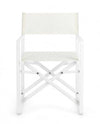 Bizzotto Sedia da giardino pieghevole Konnor CX23 Bianco