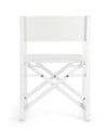 Bizzotto Sedia da giardino pieghevole Konnor CX23 Bianco
