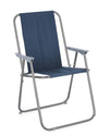 Bizzotto Sedia da giardino pieghevole Malibu Blu