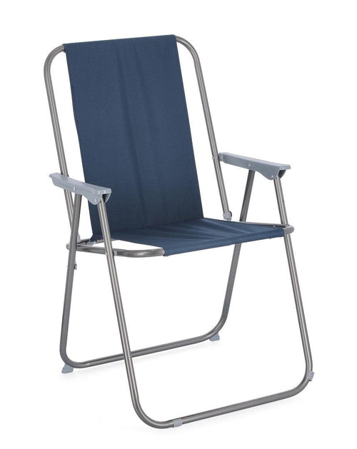 Bizzotto Sedia da giardino pieghevole Malibu Blu