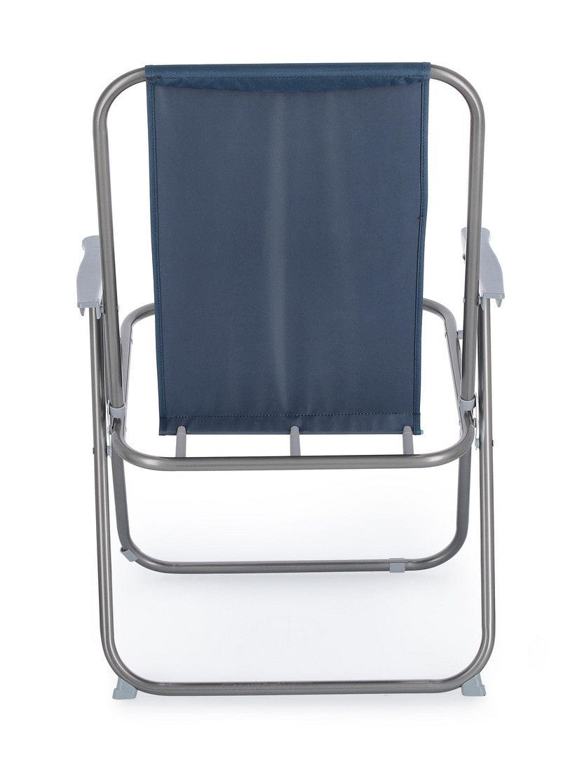 Bizzotto Sedia da giardino pieghevole Malibu Blu