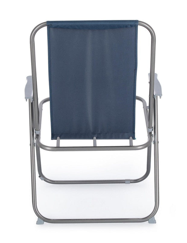 Bizzotto Sedia da giardino pieghevole Malibu Blu