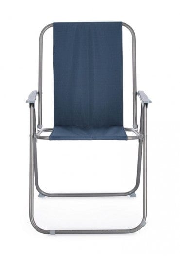 Bizzotto Sedia da giardino pieghevole Malibu Blu