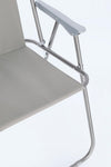 Bizzotto Sedia da giardino pieghevole Malibu Grigio