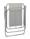 Bizzotto Sedia da giardino pieghevole Malibu Grigio