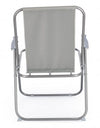 Bizzotto Sedia da giardino pieghevole Malibu Grigio