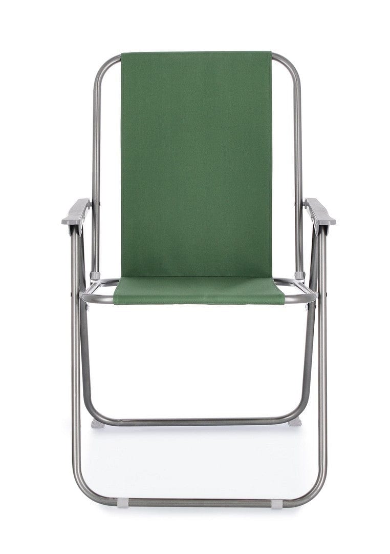 Bizzotto Sedia da giardino pieghevole Malibu Verde