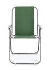 Bizzotto Sedia da giardino pieghevole Malibu Verde