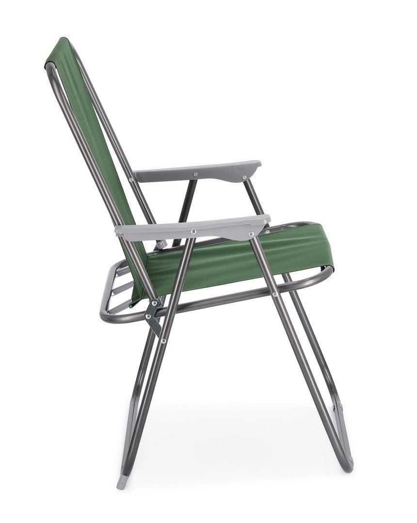 Bizzotto Sedia da giardino pieghevole Malibu Verde