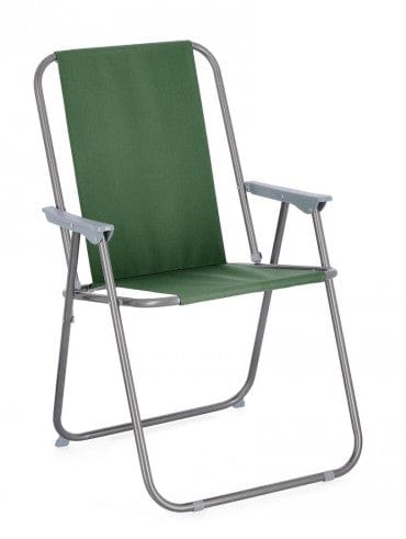 Bizzotto Sedia da giardino pieghevole Malibu Verde