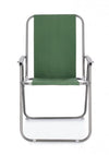 Bizzotto Sedia da giardino pieghevole Malibu Verde