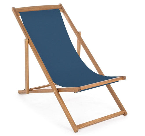 Bizzotto Sedia da giardino pieghevole Noemi Blu