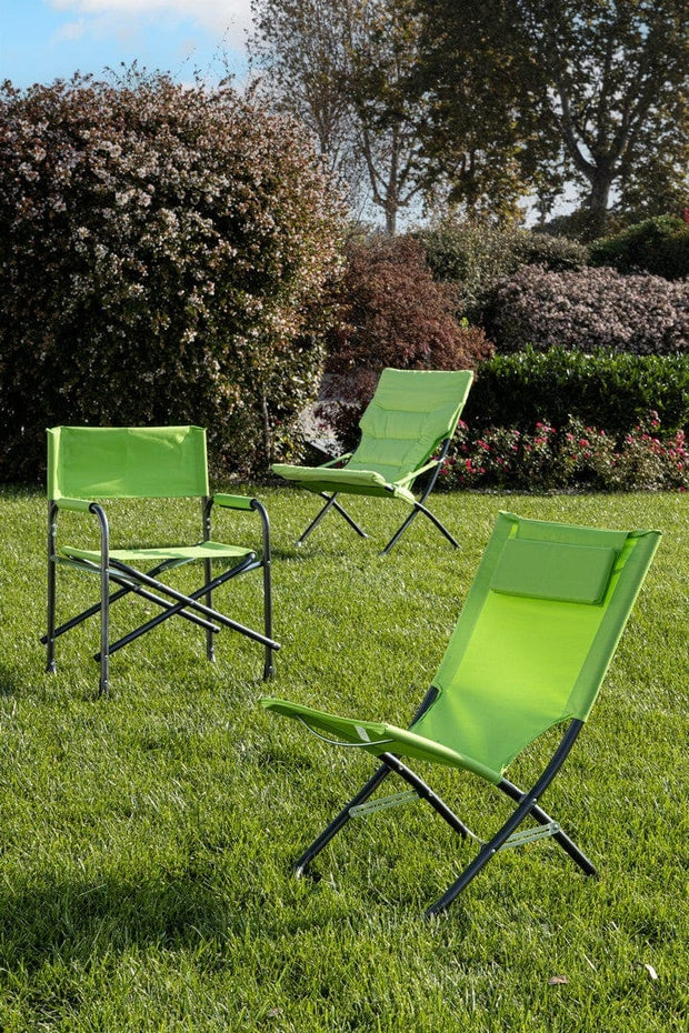 Bizzotto Sedia da giardino pieghevole Olbia Verde