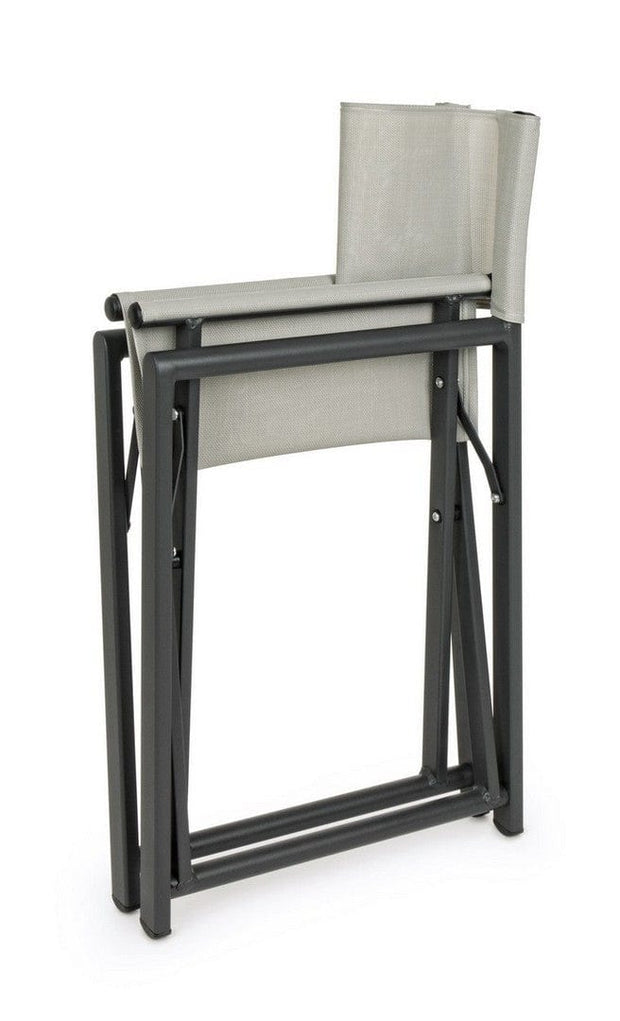 Bizzotto Sedia da giardino pieghevole Taylor Cappuccino