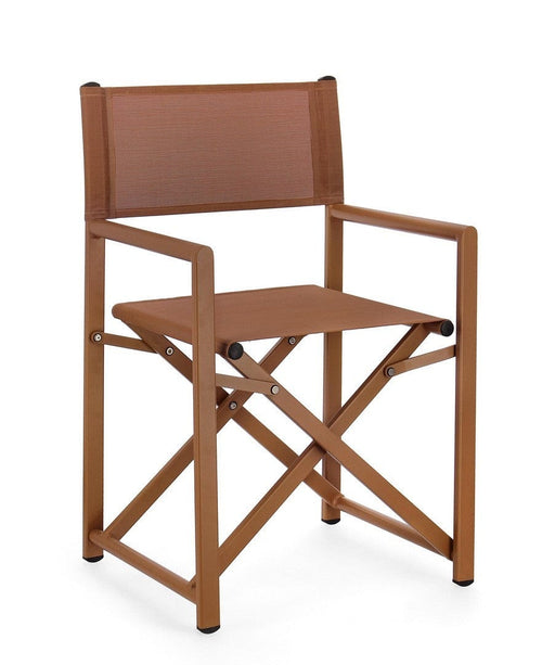 Bizzotto Sedia da giardino pieghevole Taylor Pecan Marrone