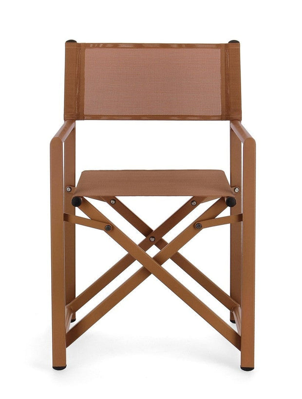Bizzotto Sedia da giardino pieghevole Taylor Pecan Marrone