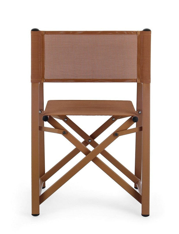Bizzotto Sedia da giardino pieghevole Taylor Pecan Marrone