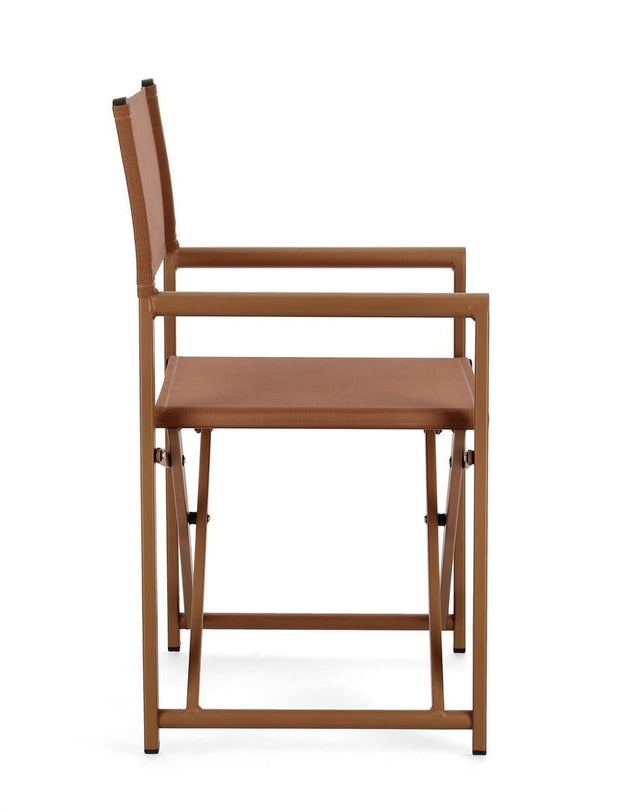 Bizzotto Sedia da giardino pieghevole Taylor Pecan Marrone