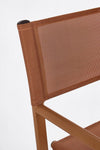 Bizzotto Sedia da giardino pieghevole Taylor Pecan Marrone